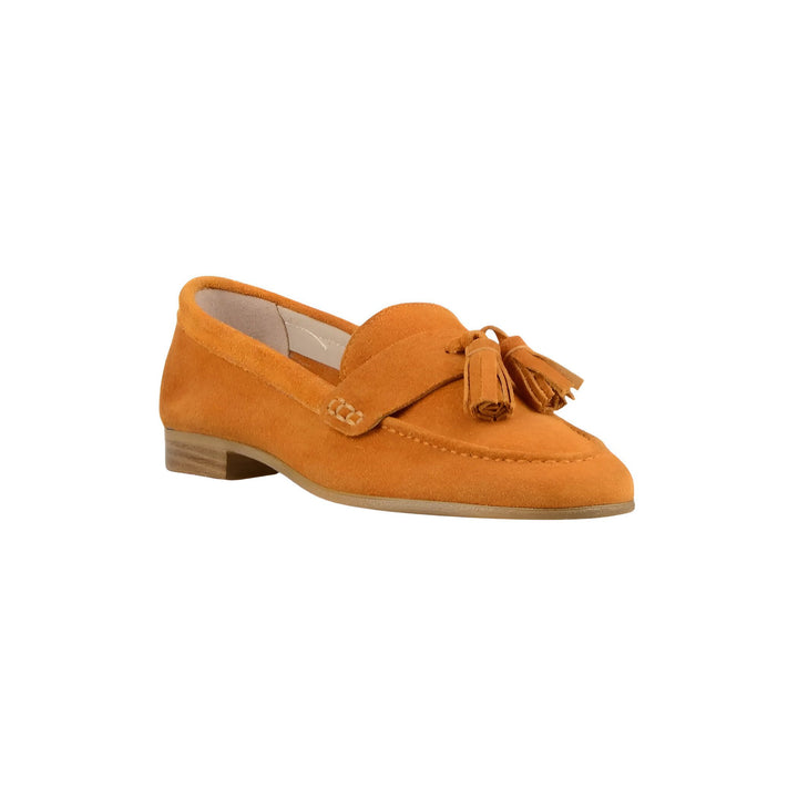 Mocassin femme en daim orange avec glands décoratifs. Chaussure plate élégante et confortable, idéale pour un look décontracté chic., 45286643466421,45286643499189,45286643531957,45286643564725,45286643597493,45286643630261,45286643663029,45286643695797,45286643728565,45286643761333,45286643794101,45286643826869,45286643859637,45286643892405,45286643925173,45286643957941,45286643990709,45286644023477