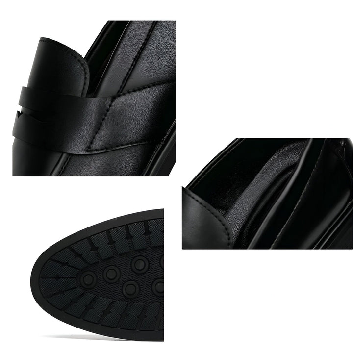 Gros plan d'une chaussure de ville noire pour homme, montrant la semelle, le cuir et la couture. Détails élégants et finitions soignées. Style formel et élégant., 45286715556021,45286715588789,45286715621557,45286715654325,45286715687093,45286715719861,45286715752629