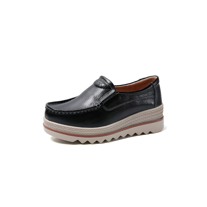 Mocassin noir pour femme avec semelle compensée. Chaussures élégantes en cuir pour le confort quotidien. Idéal pour un look décontracté chic., 45286649888949,45286649921717,45286649954485,45286649987253,45286650020021,45286650052789,45286650085557,45286650118325,45286650151093,45286650183861,45286650216629,45286650249397,45286650282165,45286650314933,45286650347701,45286650380469,45286650413237,45286650446005,45286650478773,45286650511541,45286650544309,45286650577077,45286650609845,45286650642613,4