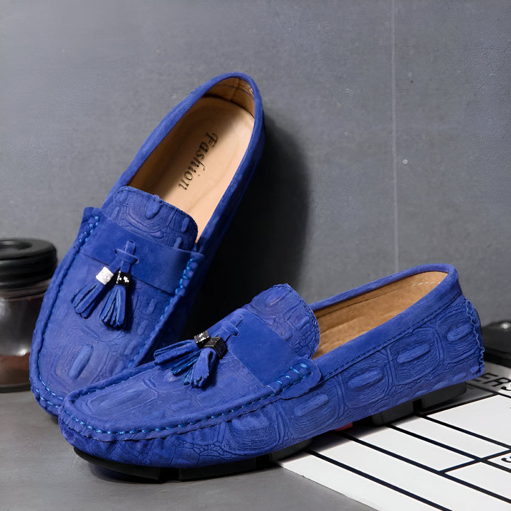 Mocassins bleus en daim texturé avec glands, chaussures élégantes pour hommes., 45287099465909,45287099498677,45287099531445,45287099564213,45287099596981,45287099629749,45287099662517,45287099695285,45287099728053,45287099760821,45287099793589,45287099826357,45287099859125,45287099891893,45287099924661,45287099957429,45287099990197,45287100022965,45287100055733,45287100088501,45287100121269,45287100154037,45287100186805,45287100219573