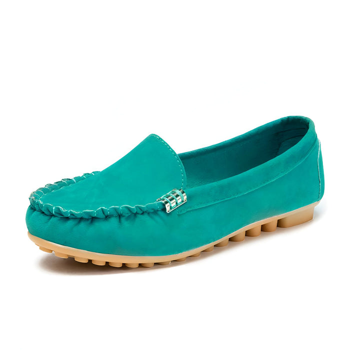 Mocassin turquoise pour femme, chaussure plate confortable avec semelle beige et détail décoratif argenté. Idéal pour un look décontracté et élégant., 45287116701877,45287116734645,45287116767413,45287116800181,45287116832949,45287116865717,45287116898485,45287116931253,45287116964021,45287116996789,45287117029557,45287117062325,45287117095093,45287117127861,45287117160629,45287117193397,45287117226165,45287117258933,45287117291701,45287117324469,45287117357237,45287117390005,45287117422773,452871