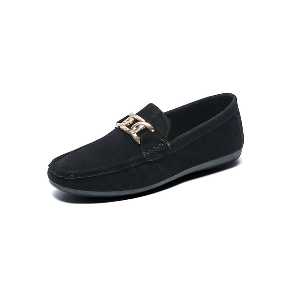 Mocassin noir élégant avec boucle dorée. Chaussure décontractée en daim, confortable et tendance pour homme., 45286663127221,45286663159989,45286663192757,45286663225525,45286663258293,45286663291061,45286663323829,45286663356597,45286663389365,45286663422133,45286663454901,45286663487669,45286663520437,45286663553205,45286663585973,45286663618741,45286663651509,45286663684277,45286663717045,45286663749813,45286663782581,45286663815349,45286663848117,45286663880885,45286663913653,45286663946421,45286