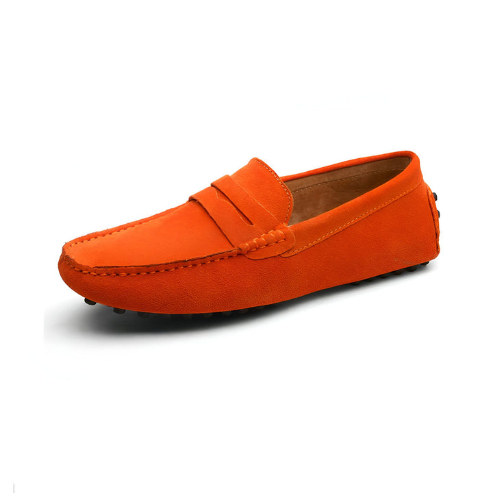 Mocassin orange en daim pour homme, style classique avec semelle à picots, idéal pour un look décontracté et élégant. Chaussure confortable et tendance., 45286877495477,45286877528245,45286877561013,45286877593781,45286877626549,45286877659317,45286877692085,45286877724853,45286877757621,45286877790389,45286877823157,45286877855925,45286877888693,45286877921461,45286877954229,45286877986997,45286878019765,45286878052533,45286878085301,45286878118069,45286878150837,45286878183605,45286878216373,45286