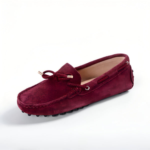 Mocassin bordeaux en daim pour femme, avec nœud décoratif. Chaussure décontractée et confortable, idéale pour un look casual chic. Mode féminine, style élégant, chaussures en cuir., 45287134265525,45287134298293,45287134331061,45287134363829,45287134396597,45287134429365,45287134462133,45287134494901,45287134527669,45287134560437,45287134593205,45287134625973,45287134658741,45287134691509,45287134724277,45287134757045,45287134789813,45287134822581,45287134855349,45287134888117,45287134920885,45287