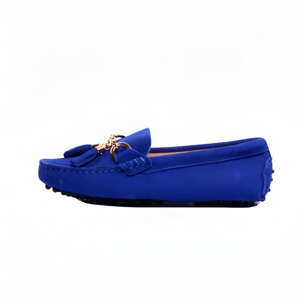 Mocassin bleu en daim avec des glands dorés, chaussure décontractée pour femme, vue latérale. Mode et confort., 45287125450933,45287125483701,45287125516469,45287125549237,45287125582005,45287125614773,45287125647541,45287125680309,45287125713077,45287125745845,45287125778613,45287125811381,45287125844149,45287125876917,45287125909685,45287125942453,45287125975221,45287126007989,45287126040757,45287126073525,45287126106293,45287126139061,45287126171829,45287126204597,45287126237365,45287126270133,4528