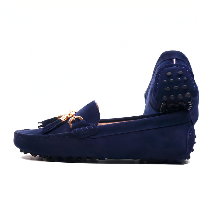Mocassins bleu marine en daim avec gland et boucle dorée. Chaussures élégantes à semelle à picots en caoutchouc., 45287125450933,45287125483701,45287125516469,45287125549237,45287125582005,45287125614773,45287125647541,45287125680309,45287125713077,45287125745845,45287125778613,45287125811381,45287125844149,45287125876917,45287125909685,45287125942453,45287125975221,45287126007989,45287126040757,45287126073525,45287126106293,45287126139061,45287126171829,45287126204597,45287126237365,45287126270133,4