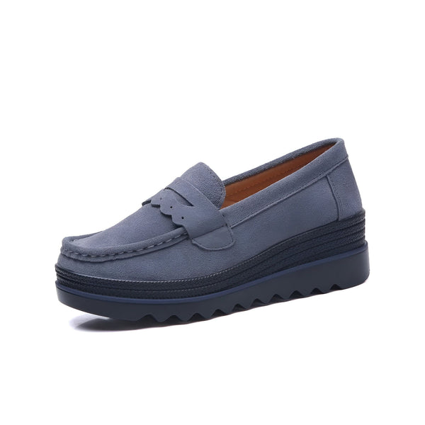 Mocassin compensé en daim gris pour femme, semelle épaisse crantée, style classique et confortable., 45286651232437,45286651265205,45286651297973,45286651330741,45286651363509,45286651396277,45286651429045,45286651461813,45286651494581,45286651527349,45286651560117,45286651592885,45286651625653,45286651658421,45286651691189,45286651723957,45286651756725,45286651789493,45286651822261,45286651855029,45286651887797,45286651920565,45286651953333,45286651986101,45286652018869,45286652051637,45286652084405,4