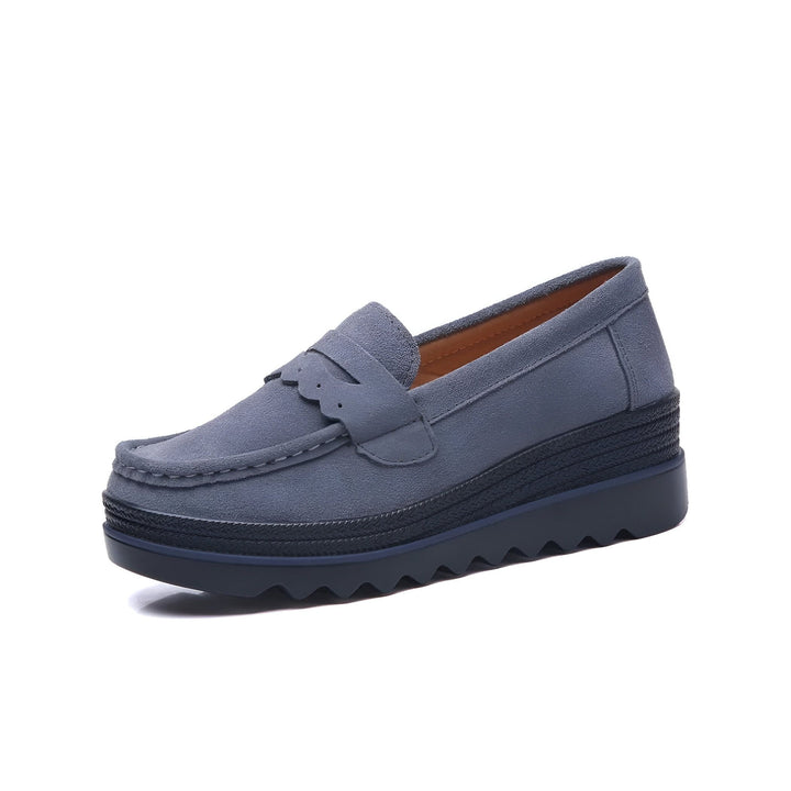 Mocassin compensé en daim gris pour femme, semelle épaisse crantée, style classique et confortable., 45286651232437,45286651265205,45286651297973,45286651330741,45286651363509,45286651396277,45286651429045,45286651461813,45286651494581,45286651527349,45286651560117,45286651592885,45286651625653,45286651658421,45286651691189,45286651723957,45286651756725,45286651789493,45286651822261,45286651855029,45286651887797,45286651920565,45286651953333,45286651986101,45286652018869,45286652051637,45286652084405,4