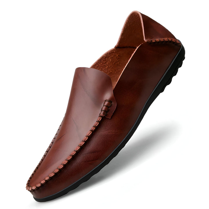 Mocassin homme en cuir marron, style décontracté et élégant, avec détails de couture sur le dessus. Chaussure confortable et polyvalente, idéale pour toutes les occasions., 45287130169525,45287130202293,45287130235061,45287130267829,45287130300597,45287130333365,45287130366133,45287130398901,45287130431669,45287130464437,45287130497205,45287130529973,45287130562741,45287130595509,45287130628277,45287130661045,45287130693813,45287130726581,45287130759349,45287130792117,45287130824885,45287130857653,4