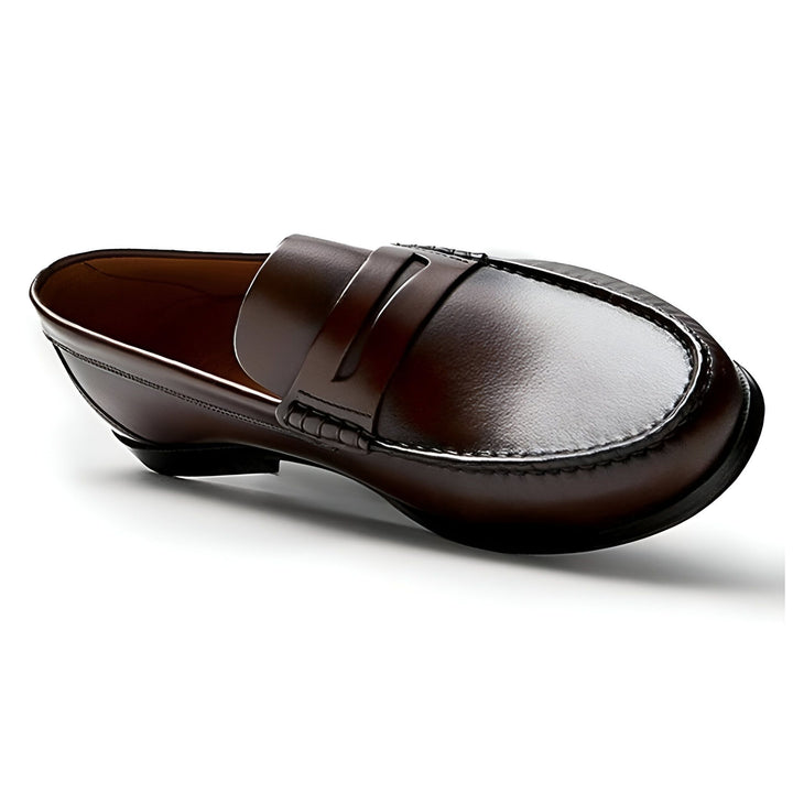 Mocassin classique en cuir marron, chaussure élégante pour homme., 45286716211381,45286716244149,45286716276917,45286716309685,45286716342453,45286716375221,45286716407989,45286716440757,45286716473525,45286716506293,45286716539061,45286716571829,45286716604597,45286716637365,45286716670133,45286716702901
