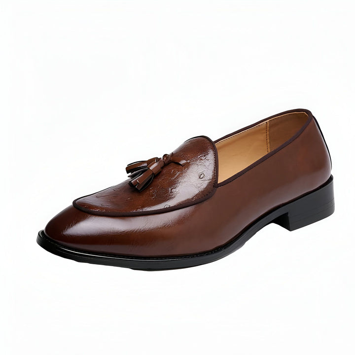 Mocassin élégant en cuir marron avec gland décoratif. Chaussure habillée pour homme, style classique et raffiné. Mode masculine, chaussures de ville en cuir., 45287073218741,45287073251509,45287073284277,45287073317045,45287073349813,45287073382581,45287073415349,45287073448117,45287073480885,45287073513653,45287073546421,45287073579189,45287073611957,45287073644725,45287073677493,45287073710261,45287073743029,45287073775797,45287073808565,45287073841333,45287073874101,45287073906869,45287073939637,4