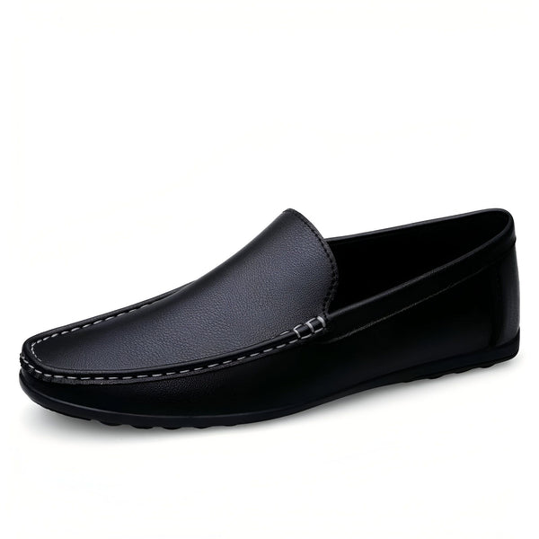 Mocassin homme en cuir noir, élégant et confortable. Chaussure décontractée avec coutures apparentes., 45287127154869,45287127187637,45287127220405,45287127253173,45287127285941,45287127318709,45287127351477,45287127384245,45287127417013,45287127449781,45287127482549,45287127515317,45287127548085,45287127580853,45287127613621,45287127646389,45287127679157,45287127711925,45287127744693,45287127777461