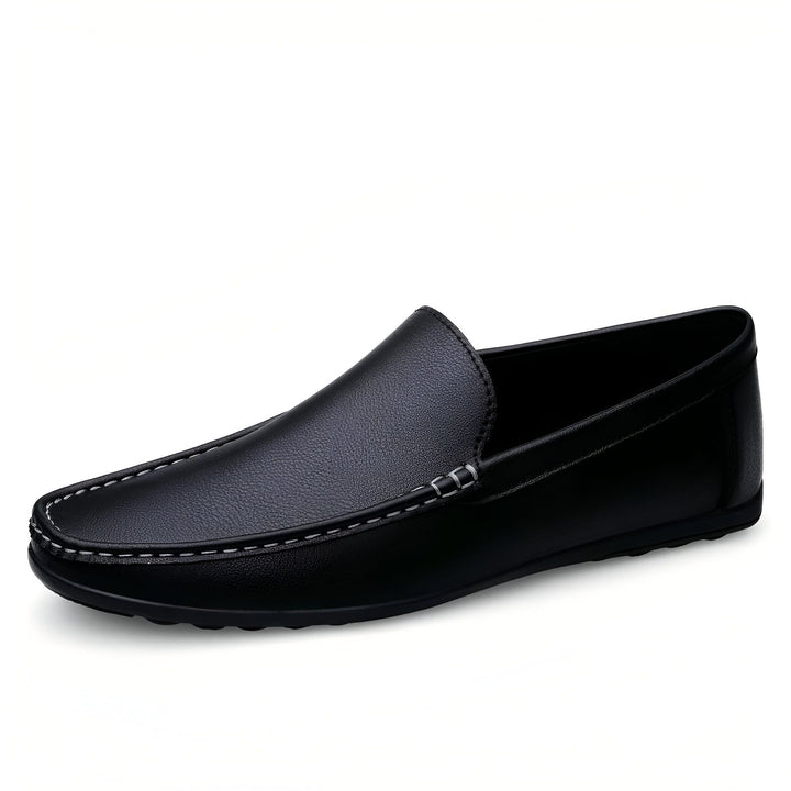 Mocassin homme en cuir noir, élégant et confortable. Chaussure décontractée avec coutures apparentes., 45287127154869,45287127187637,45287127220405,45287127253173,45287127285941,45287127318709,45287127351477,45287127384245,45287127417013,45287127449781,45287127482549,45287127515317,45287127548085,45287127580853,45287127613621,45287127646389,45287127679157,45287127711925,45287127744693,45287127777461
