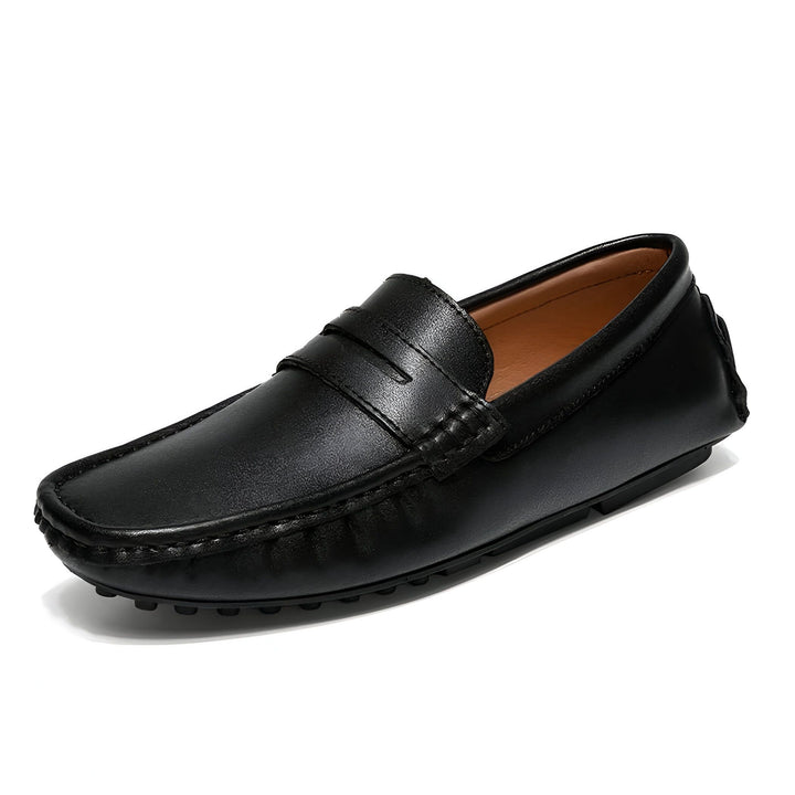 Mocassin noir en cuir pour homme, style décontracté et élégant. Chaussure facile à porter, idéale pour un look sophistiqué au quotidien., 45287147307189,45287147339957,45287147372725,45287147405493,45287147438261,45287147471029,45287147503797,45287147536565,45287147569333,45287147602101,45287147634869,45287147667637,45287147700405,45287147733173,45287147765941,45287147798709,45287147831477,45287147864245,45287147897013,45287147929781,45287147962549,45287147995317